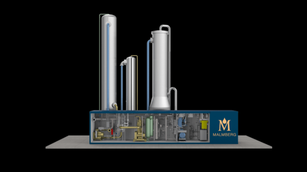 Malmberg Compact ® biogas uppgradering nu i Italien!