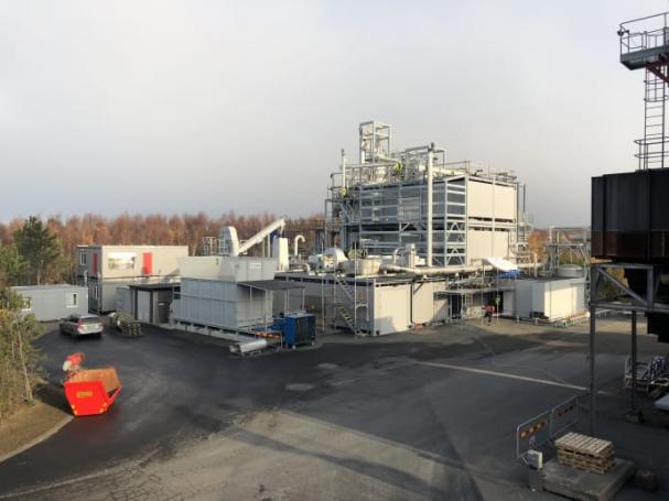 WoodRoll anläggningen i Höganäs (november 2018).