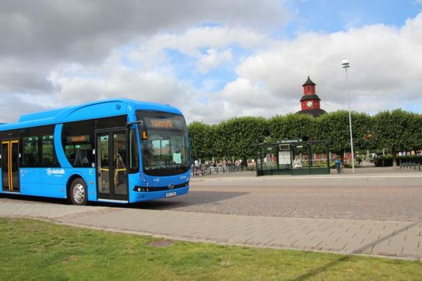 På måndag börjar Västtrafik köra elbussar i Lidköping. Hela stadstrafiken elektrifieras.