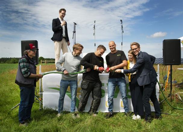 SVEA Solar med partners invigde Sparbanken Skåne Solcellspark den 13 juni 2019.