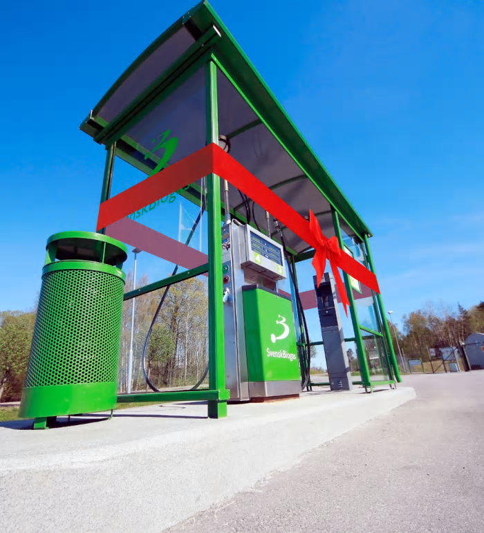 Den nya biogasmacken i Tannefors väntas stå klar under hösten 2017.