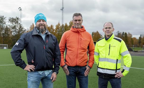 Conny Wallmark, Elektroskandia, Patrick Zetterberg, Luleå kommun och Urban Lundberg, Eitech.