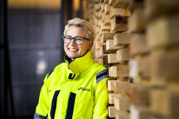 Marlene Bergström, platschef Setra Malå.