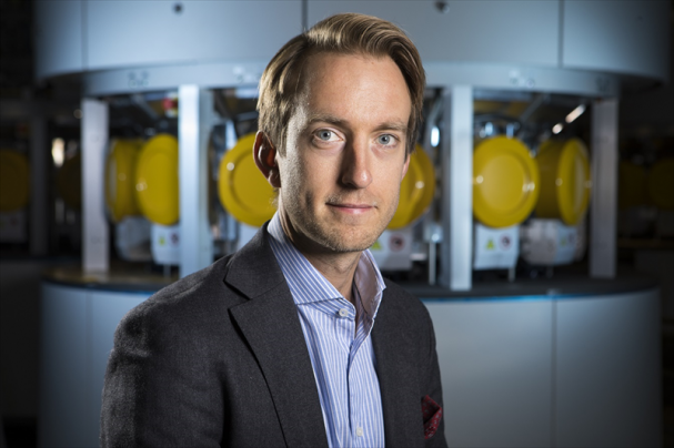 Christoffer Löfquist, affärsområdeschef för solpaneler, och ny del av Midsummers ledningsgrupp.