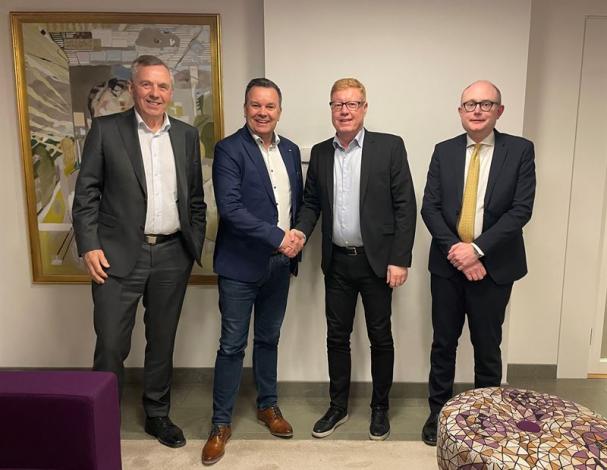 Från vänster: Lars Bonnedahl, Johan Swahn, Mats Axelsson, David Karlsson.