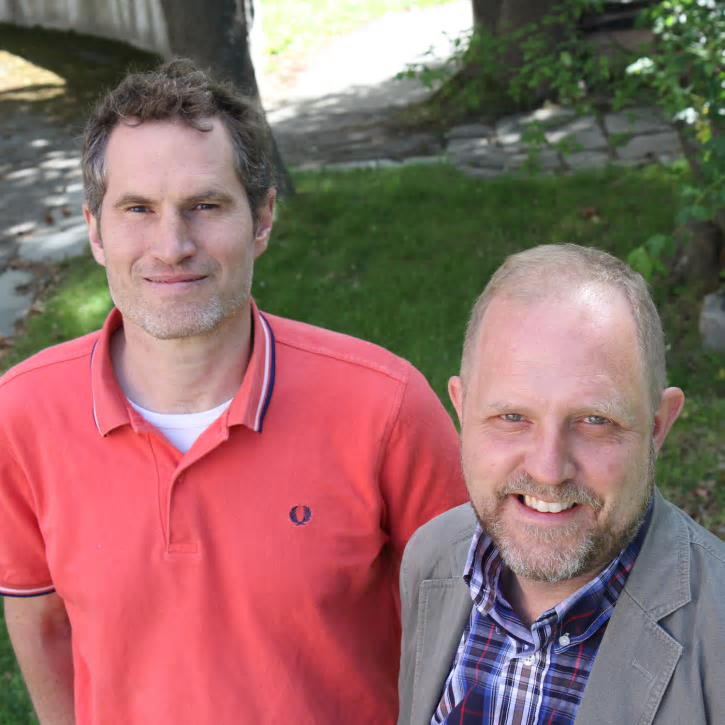 Anders Andersson och Henrik Aspeborg, forskare på KTH.