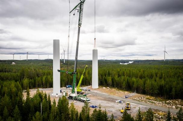 Valhalla omfattar 85 vindkraftverk med en total installerad effekt om 366 MW.