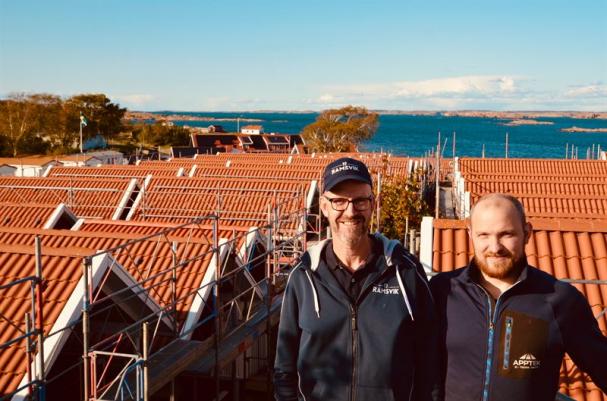 Torbjörn Backlund och Emil Wiik Gundersen.
