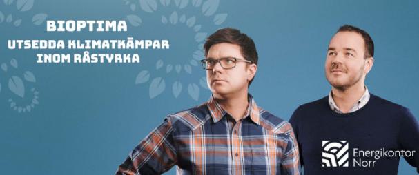 <span>Jens Strömbäck och Daniel Engman på biOptima.</span>