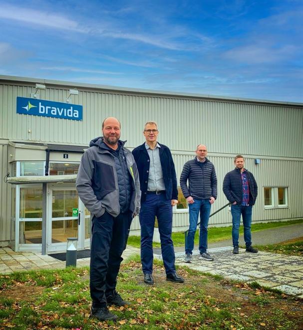 Från vänster: Stefan Källström Olle Näsvall Hans-&Aring;ke Lampa Daniel Lindahl