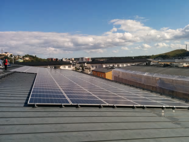 Eneo Solutions anläggning på AFA Fastigheters byggnad på Södermalm.