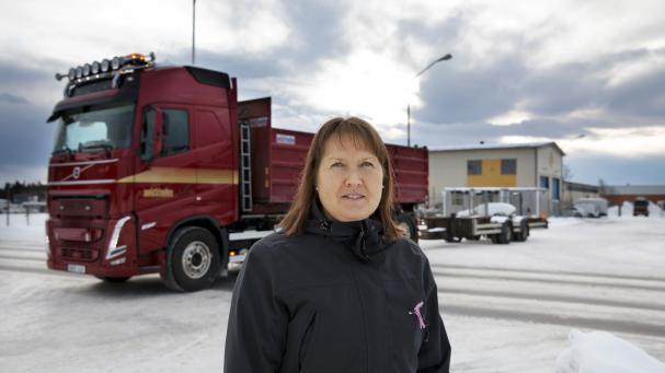 Elise Ryder Wikén tror att lastbilselektrifieringen är rätt väg att gå.