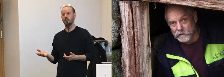 Martin Green och Jens Rydell forskar kring vindkraftens påverkan på fåglar och fladdermöss. Nu vinner de Skånes Vindkraftspris.