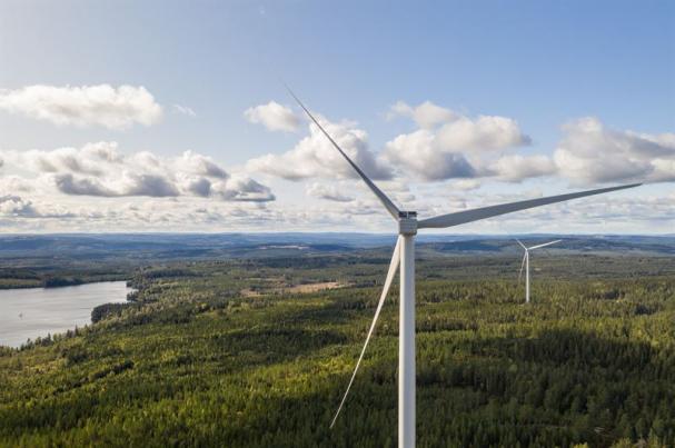 Vindkraft på Orrberget.