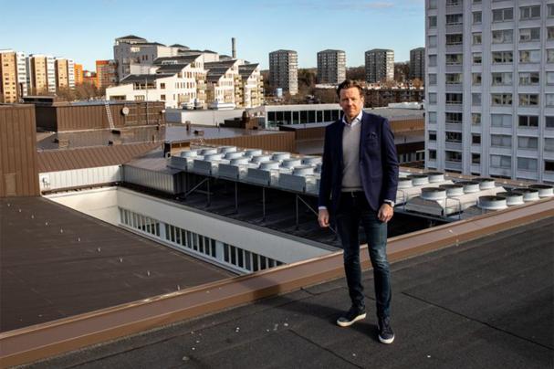 Henrik Pihlblad, teknisk chef Frölunda Torg och ansvarig för projektet.