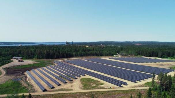 &Ouml;stersund solpark.