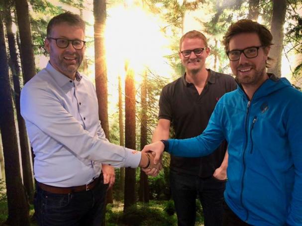 Från vänster: Peder Johansson, Emil Marklund och Tomas Lundström.