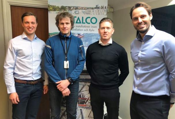 Gustaf Larsson Ernefelt, Stefan Lundell, Tobias Eriksson och Robin Boheman.