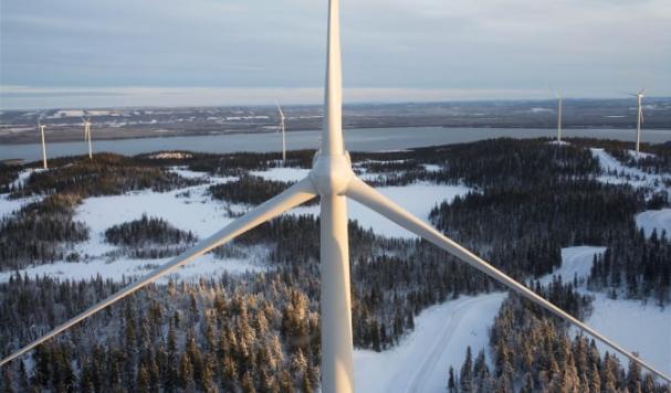 Vestas V90 turbin i Havsnäs.