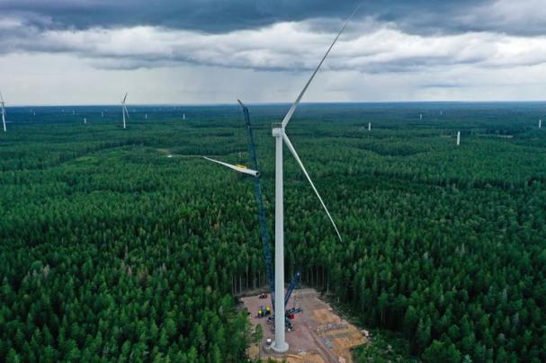 Stena Renewables park &Aring;by Alebo växer upp.