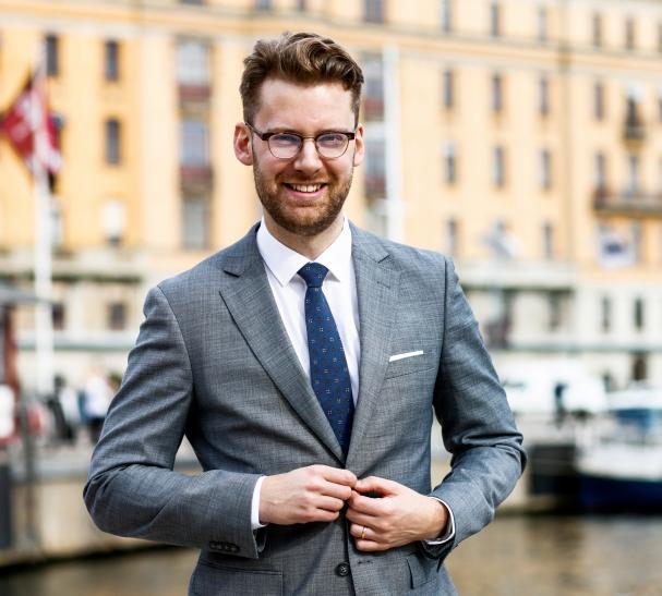 Carl Bergkvist, näringspolitisk expert på Stockholms Handelskammare.