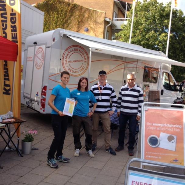 Anna Malmström, energi- och klimatrådgivare, Västerås stad, Zandra Wenngren, energi- och klimatrådgivare, Västerås stad Stefan Nilsson, energirådgivare, Mälarenergi AB Inge Olsson, energirådgivare, Mälarenergi AB