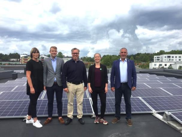 Eva Ullberg (S), Emanuel Olofsson, Hans Viken, Amanda Palmstierna (MP) och Aphram Melki (C).